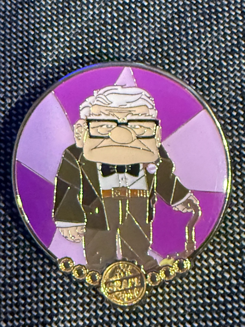 Loungefly Disney Pixar Carl UP Stained Glass Mystery Pins